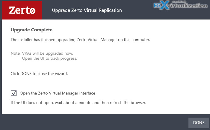 Zerto virtual replication 5.5 Update 3