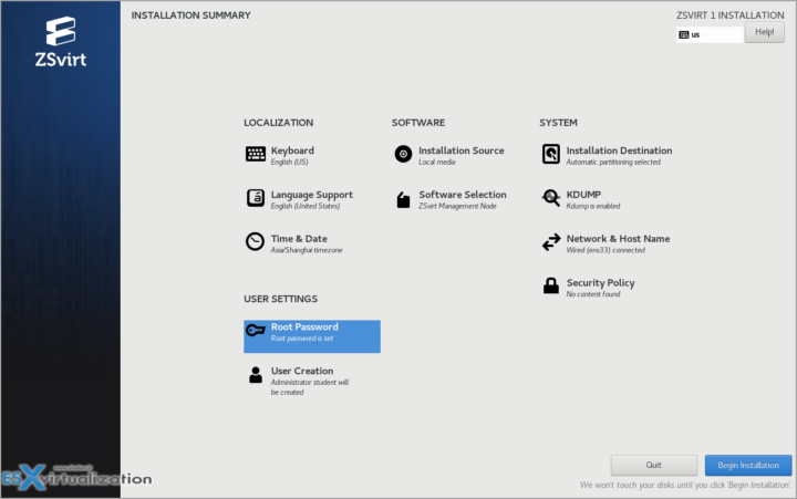 The ISO is a clean installer based on a hardened Linux base.