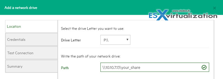 HPE/Trilead Setup First Backup