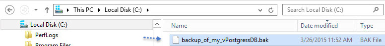 vSphere 6 - How to backup vCenter 6 vPostgress Database on Windows
