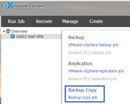 Nakivo Backup and Replication - Backup Copy Job