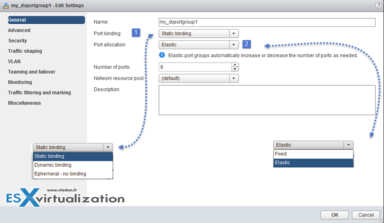 VCP6.5-DCV Port binding types