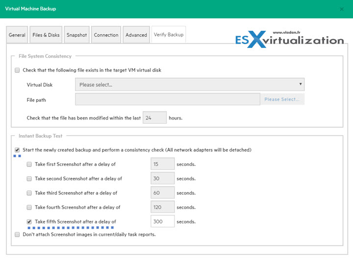 HPE/Trilead Setup First Backup