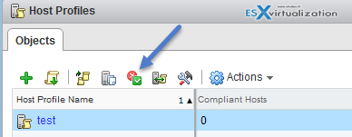 Check Compliance of Host/cluster