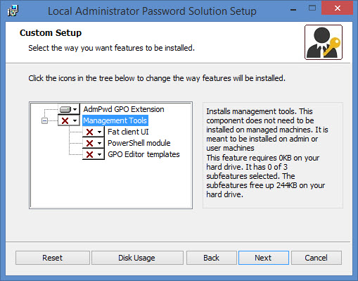 Microsoft’s Local Administrator Password Solution (LAPS) - client side