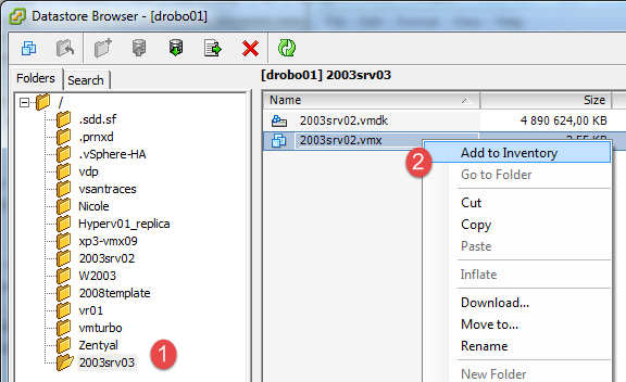 How to clone a VM with ESXi Free version