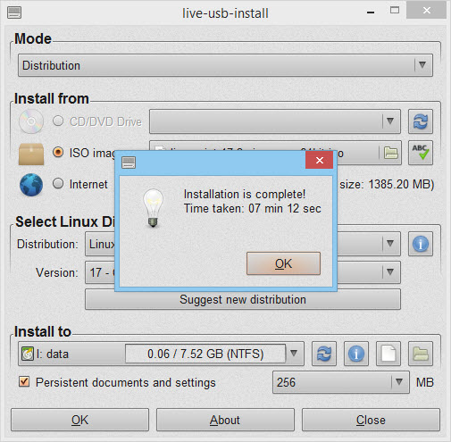 Linux on a USB - create persistant Linux Distro on USB - ESX Virtualization