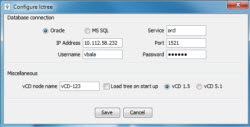 Configuration Window - LcTree