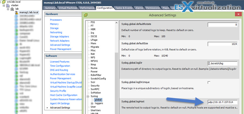 Sexilog.fr Configuration