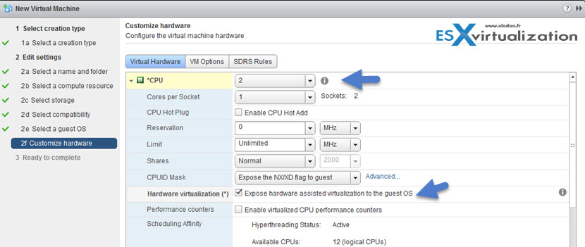 Nested ESXi 6 lab setup