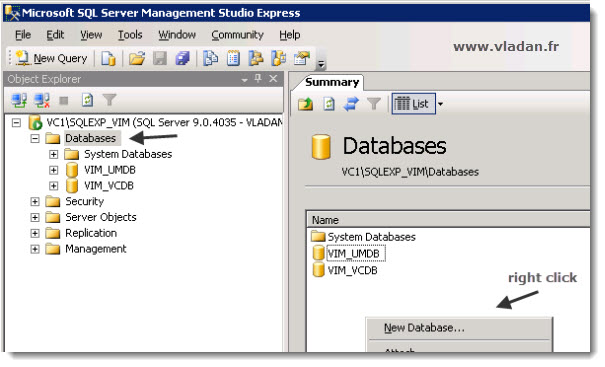 How to create VMware View Database and ODBC connection