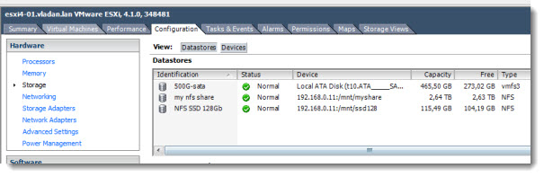 How to configure ESX host to access NFS storage VMware vSphere