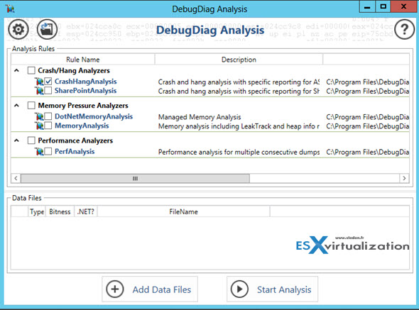 using debug diagnostic tool memory leak