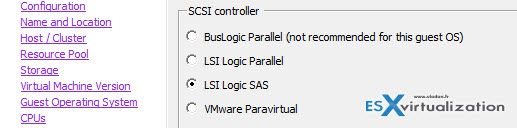 How-to safely change from LSI logic SAS into VMware Paravirtual