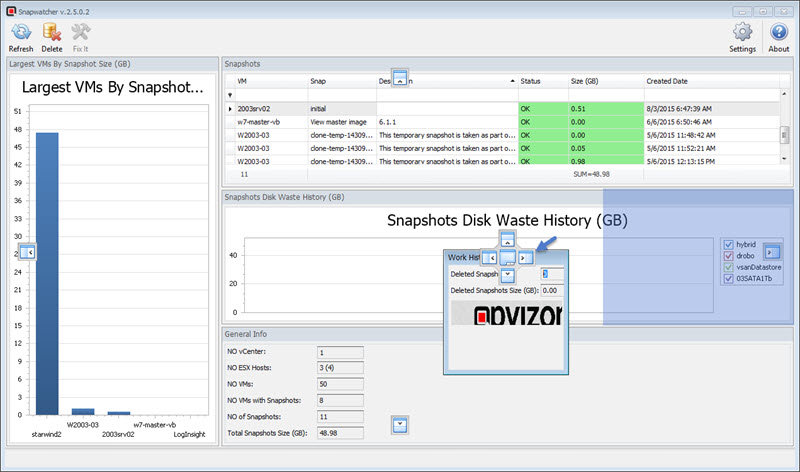 Snapwatcher drag and drop