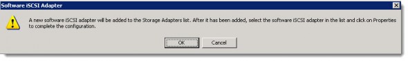 ESXi 5 - How to configure iSCSI initiator to see the iSCSI target