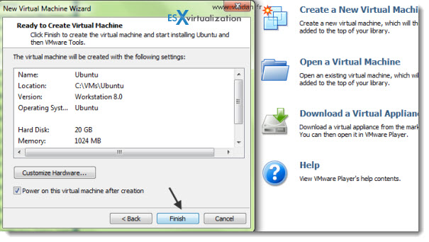 How to install latest Ubuntu desktop Linux in VMware Player