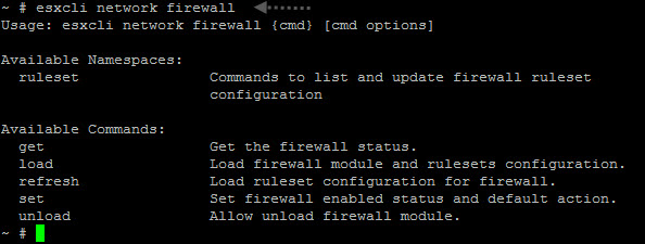 How to create Custom Firewall Rules ESXi 5.x