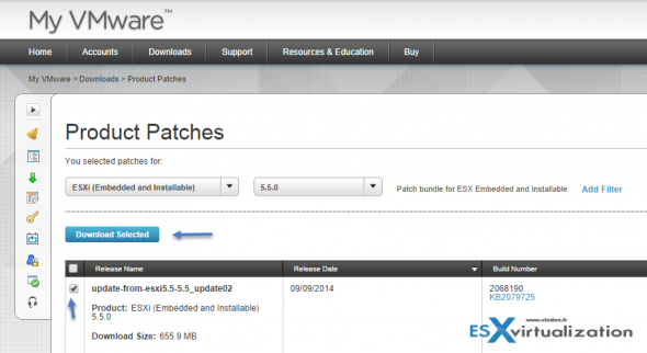 How to patch ESXi standalone