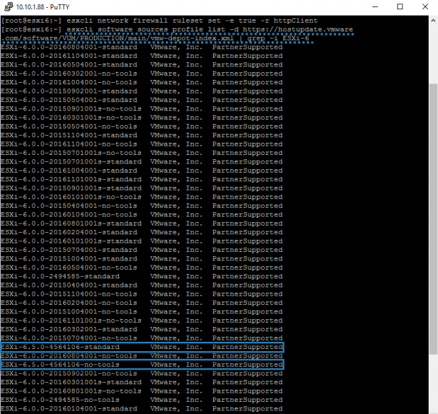 How to Upgrade ESXi 6.0 to 6.5 via CLI