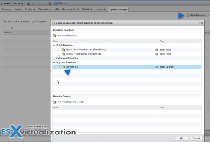 How To Upgrade A Esxi 6 0 To Esxi 6 5 Via Vmware Update Manager Esx How To Upgrade A Esxi 6 0 To Esxi 6 5 Via Vmware Update Manager Esx