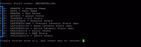 ESXTOP to monitor storage performance ESXi