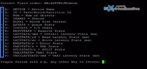 Storage performance troubleshooting with ESXTOP