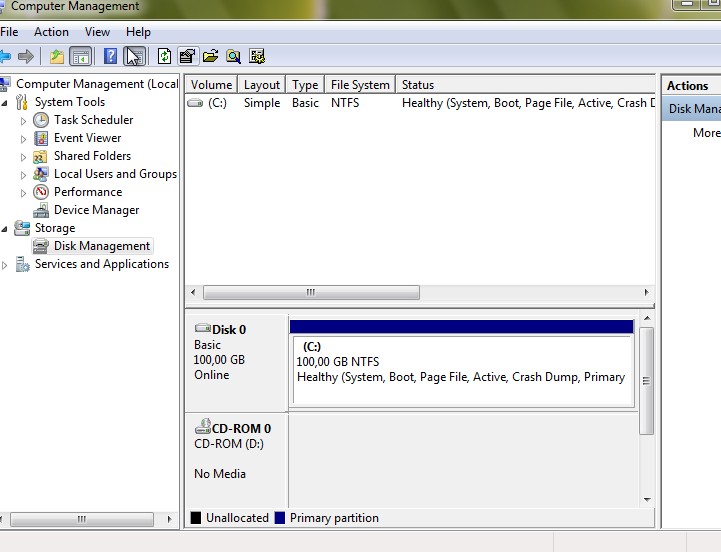 Expand Virtual disk of Windows 7 VW with VMware Workstation 7 ESX Virtualization