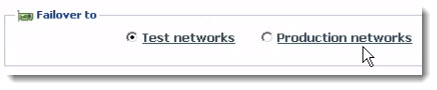 Failover Chose the Network