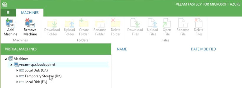 Veeam FastSCP Free for Microsoft Azure