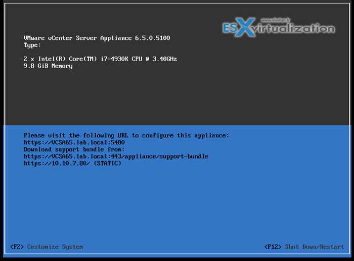 How to deploy VMware VCSA 6.5 in VMware Workstation