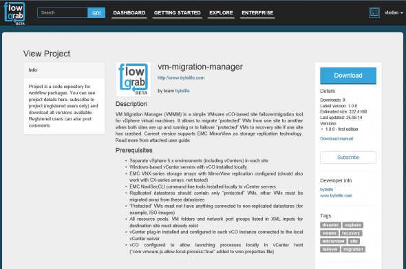 VM Migration Manager
