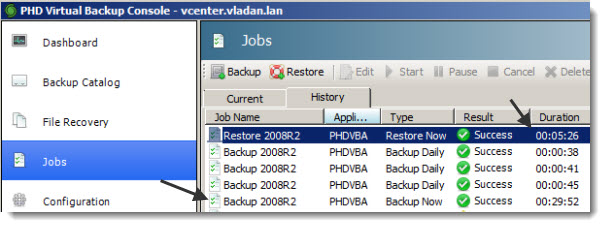 Review of PHD Virtual Backup 5.1 for VMware vSphere 4.1