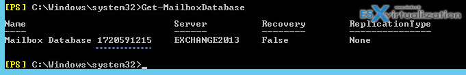 How to remove exchange server from a domain - Get-mailboxdatabase