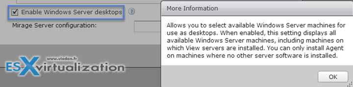 VCP6-DTM Specify Global Horizon View Configuration