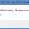 Processor Check for 64-Bit Compatibility