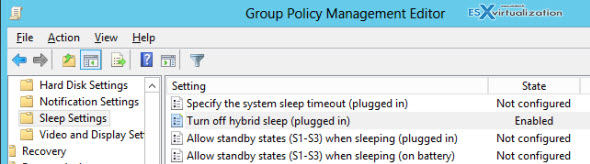 windows 8 disable sleep