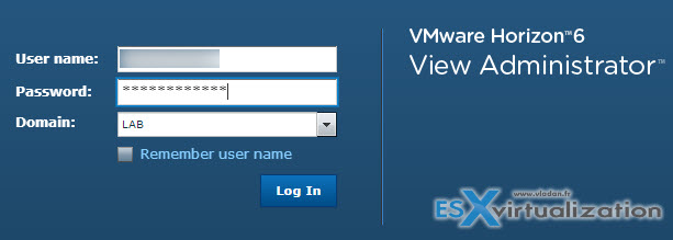 Horizon View - Add vCenter Server 