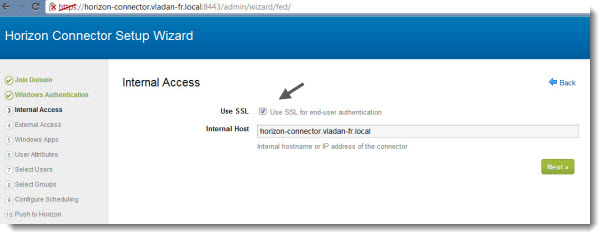 How-to configure Horizon Connector via the setup assistant