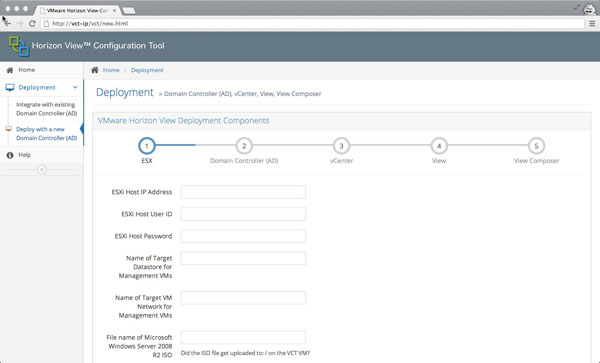 VMware Horizon View Configuration Tool