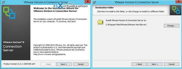 VCP6-DTM Installation Horizon View connection server