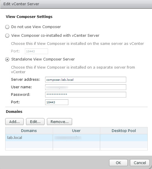 VCP6-DTM Objective 2.1 - Configure Horizon (with View) Composer