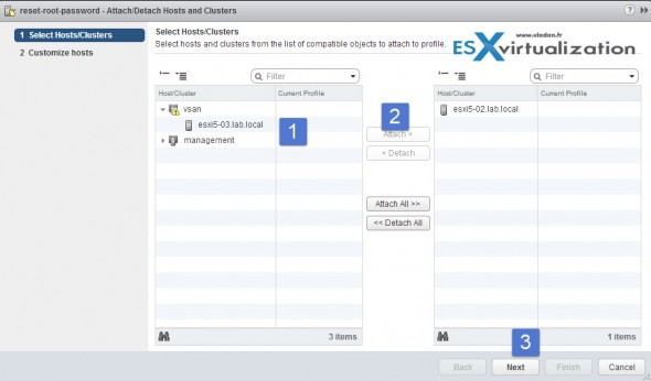 How to reset ESXi root pasword