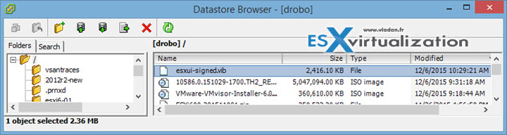 ESXi host client install