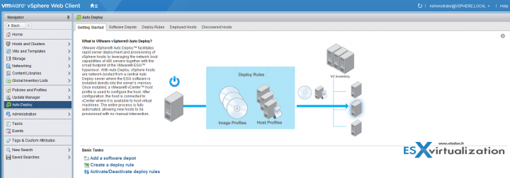 VMware vSphere 6.5 Image Builder and AutoDeploy