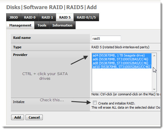 How to build a NAS device for VMware vSphere home lab