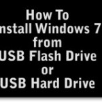 How to install Windows 7 from USB drive