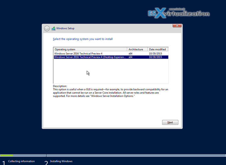 How to install Windows Server 2016 Hyper-V on VMware ESXi