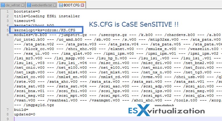 KS.CFG is Case Sensitive