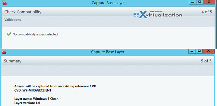 VMware Mirage Create Base Layer